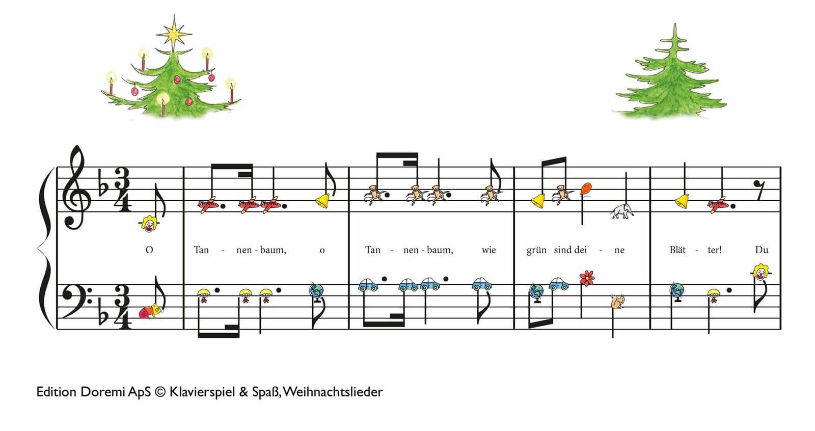 O Tannenbaum Klavierspiel & Spaß