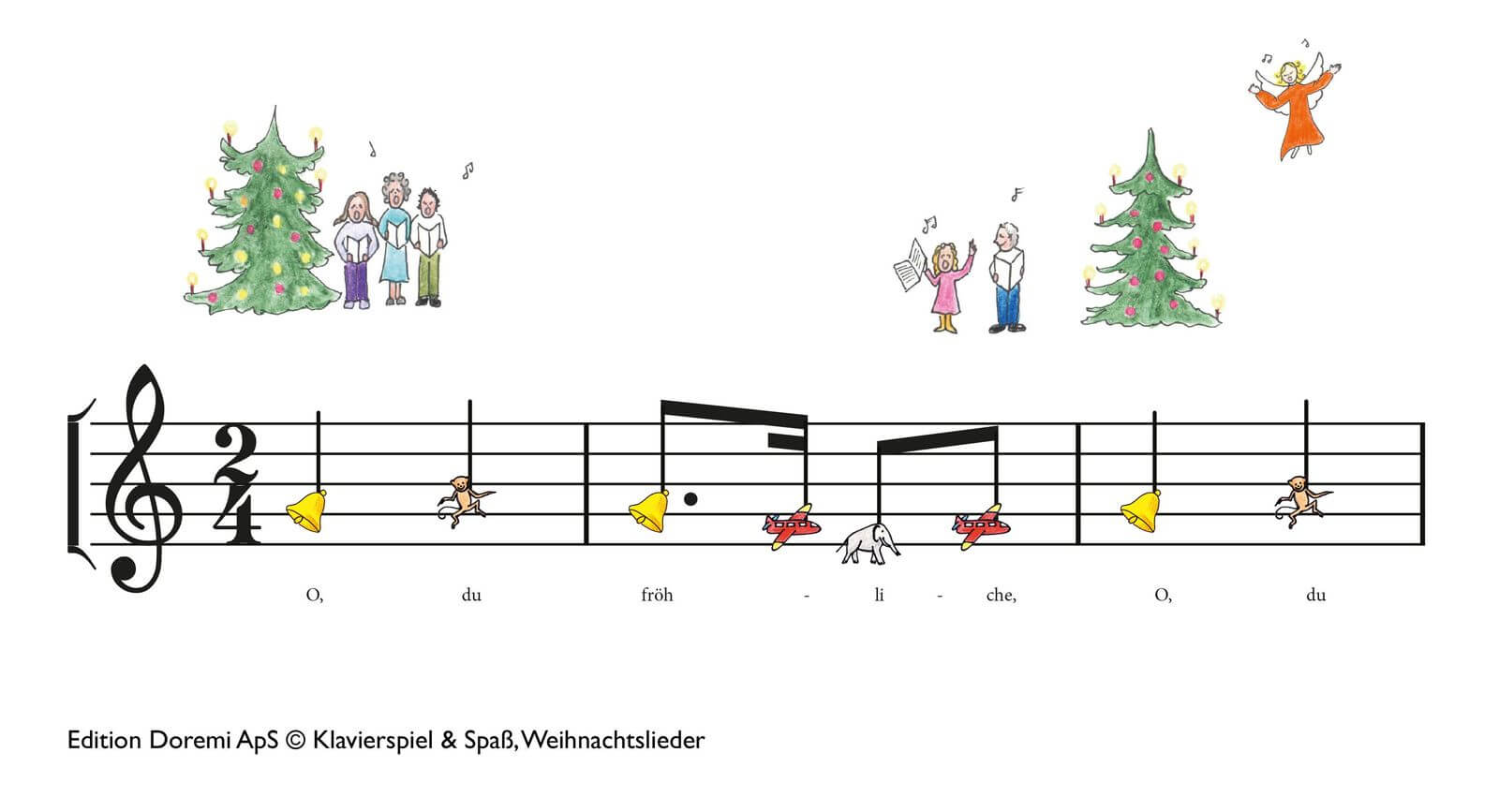 O, du fröhliche - Klavierspiel & Spaß